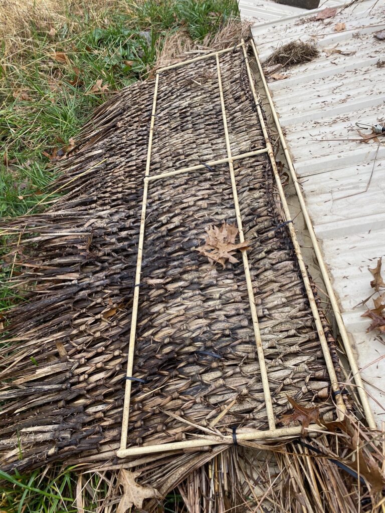 grass cover duck blind